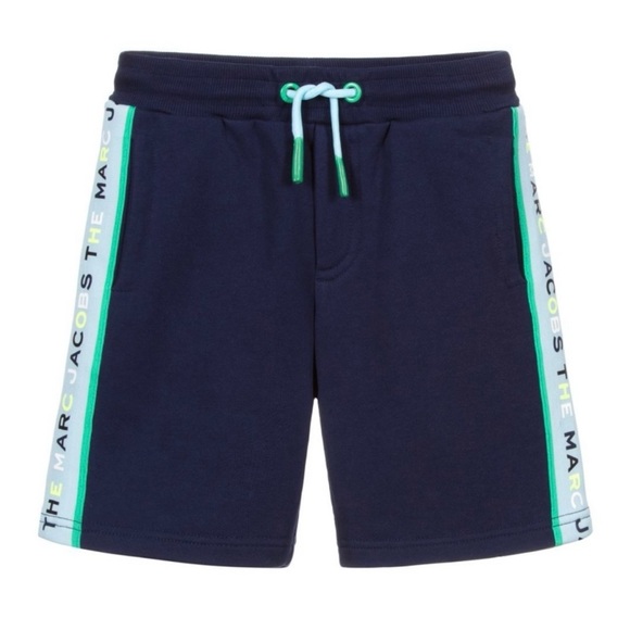 MARC JACOBS
BLUE COTTON LOGO SHORTS - Picture 2 of 7